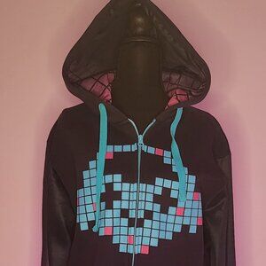 JINX Overwatch Drop the Beat Lucio Zip-Up Hoodie / Purple